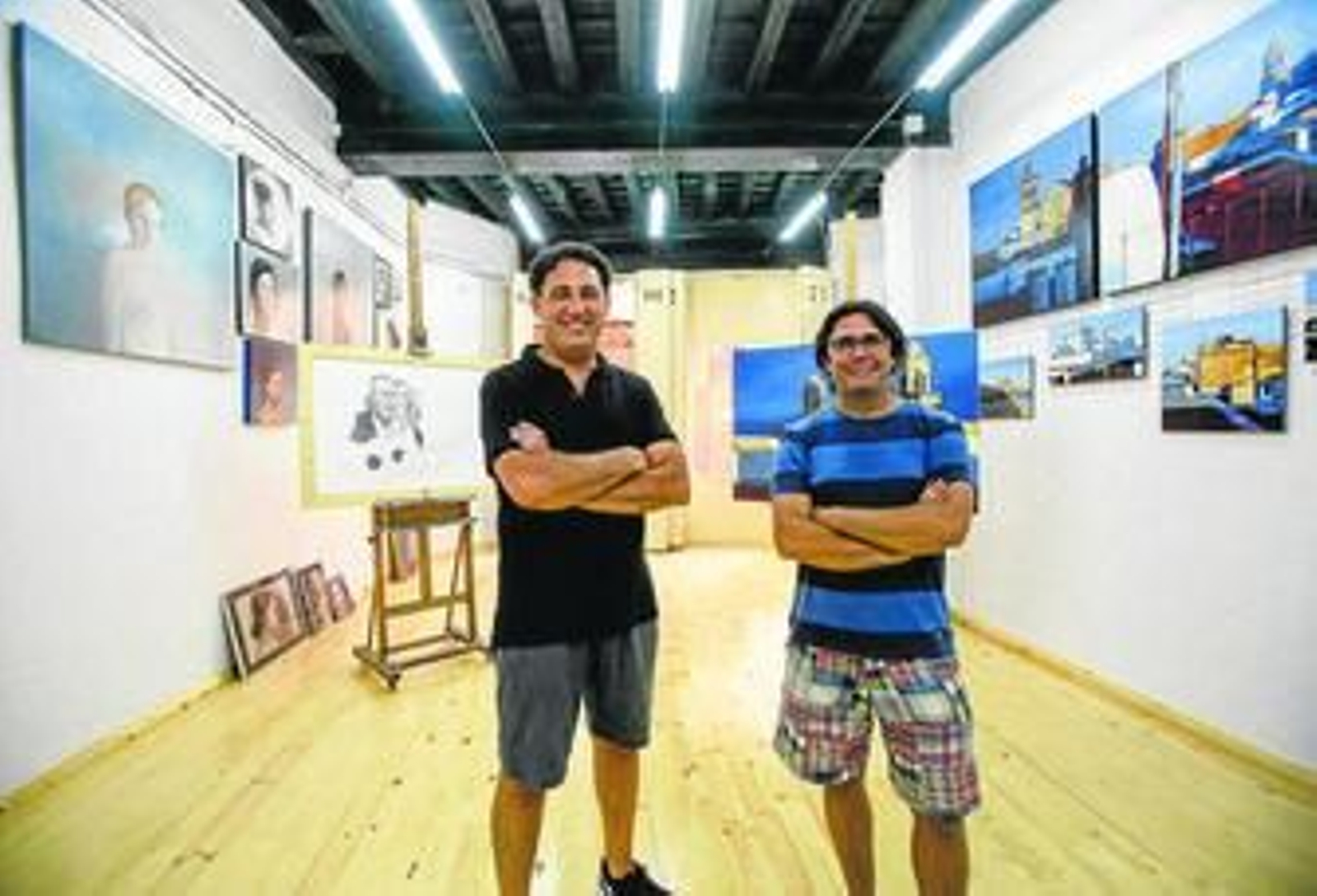 El renovado espacio ECE 17, donde Julián Delgado y Cecilio Chaves continúan su proyecto conjunto.