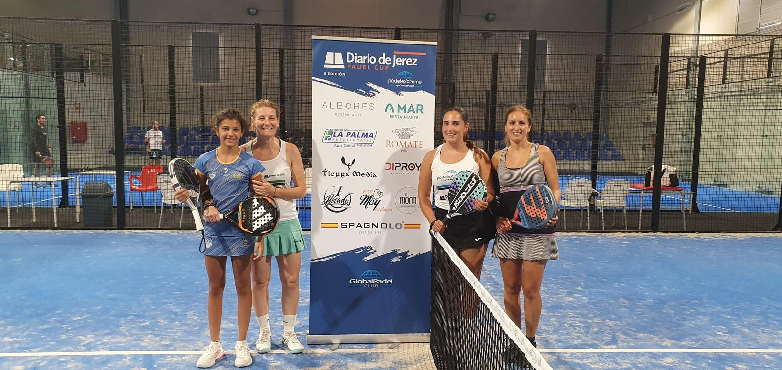 Imágenes de la entrega de trofeos de la X Diario de Jerez Pádel Cup