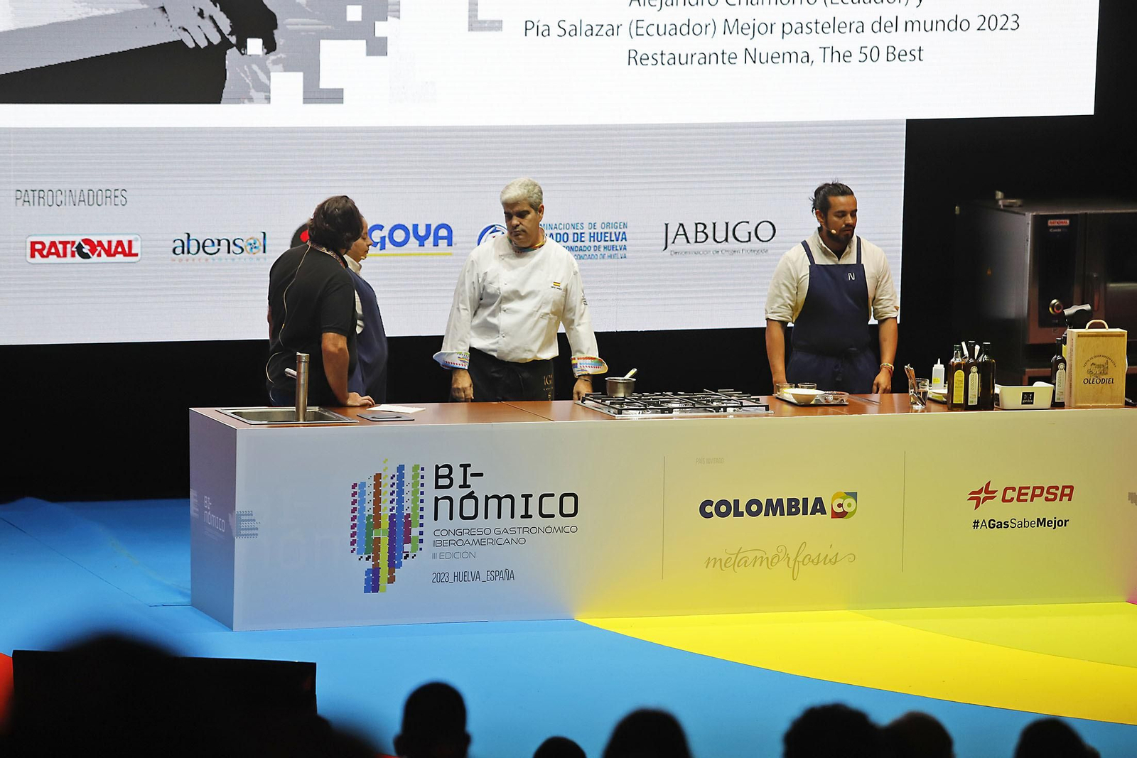 Binómico: Imágenes de la jornada de la jornada de martes en el congreso gastronómico Iberoamericano