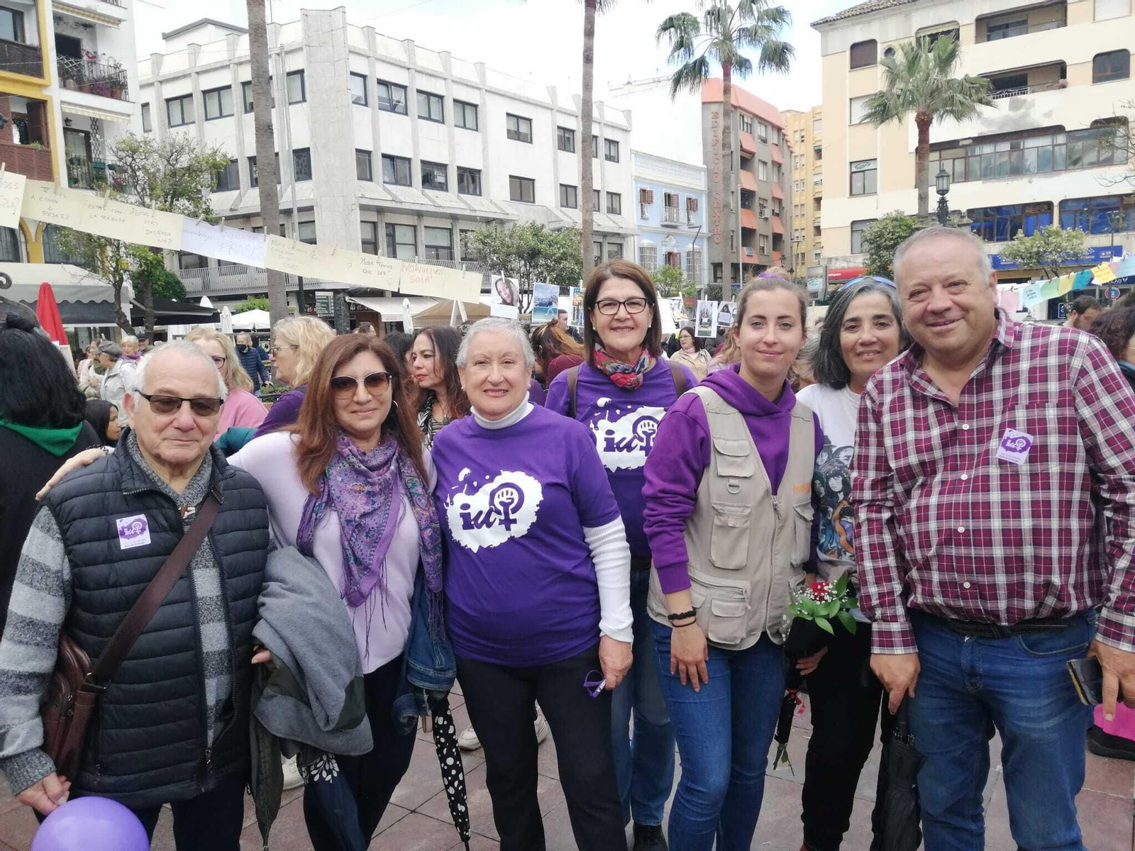 Integrantes de la confluencia de izquierdas en Algeciras.