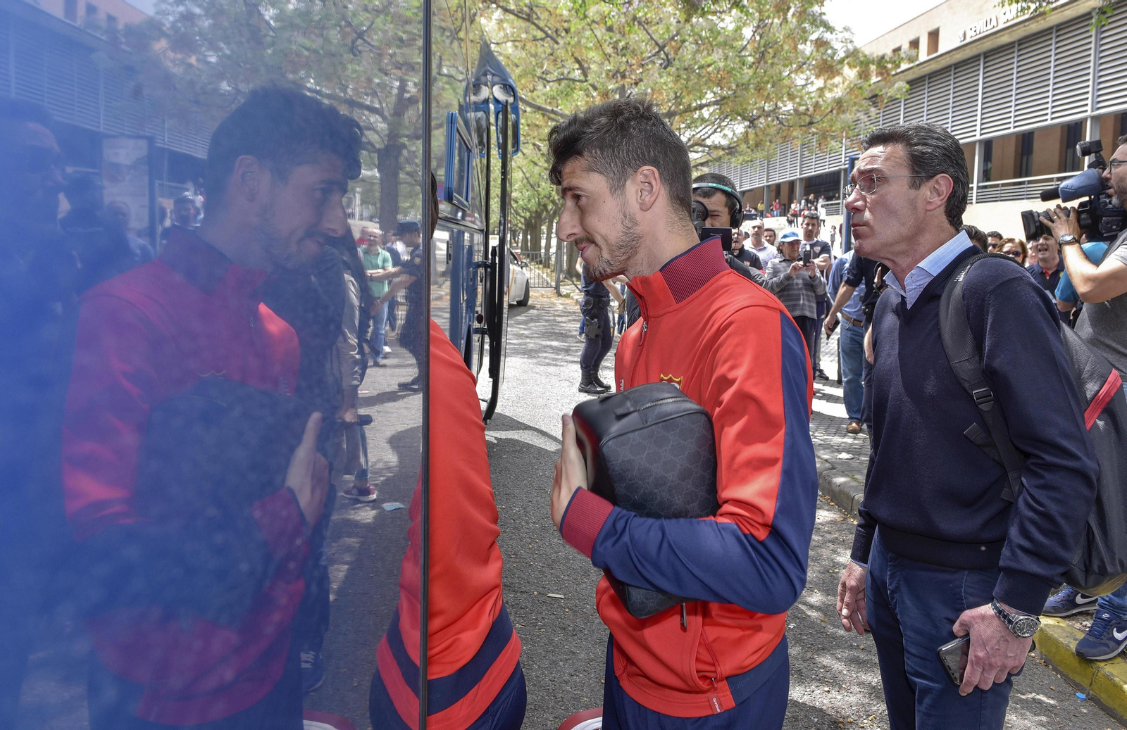 Las imágenes de la llegada del Sevilla