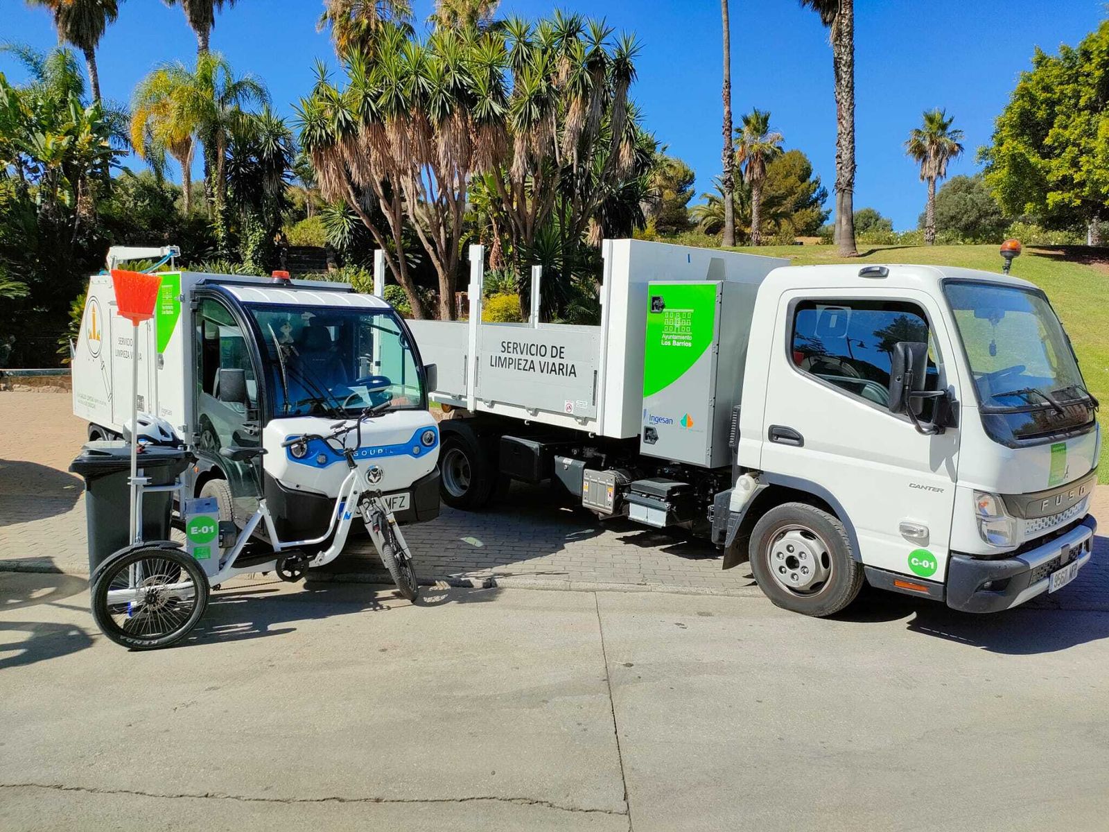 Maquinaria del servicio de limpieza viaria