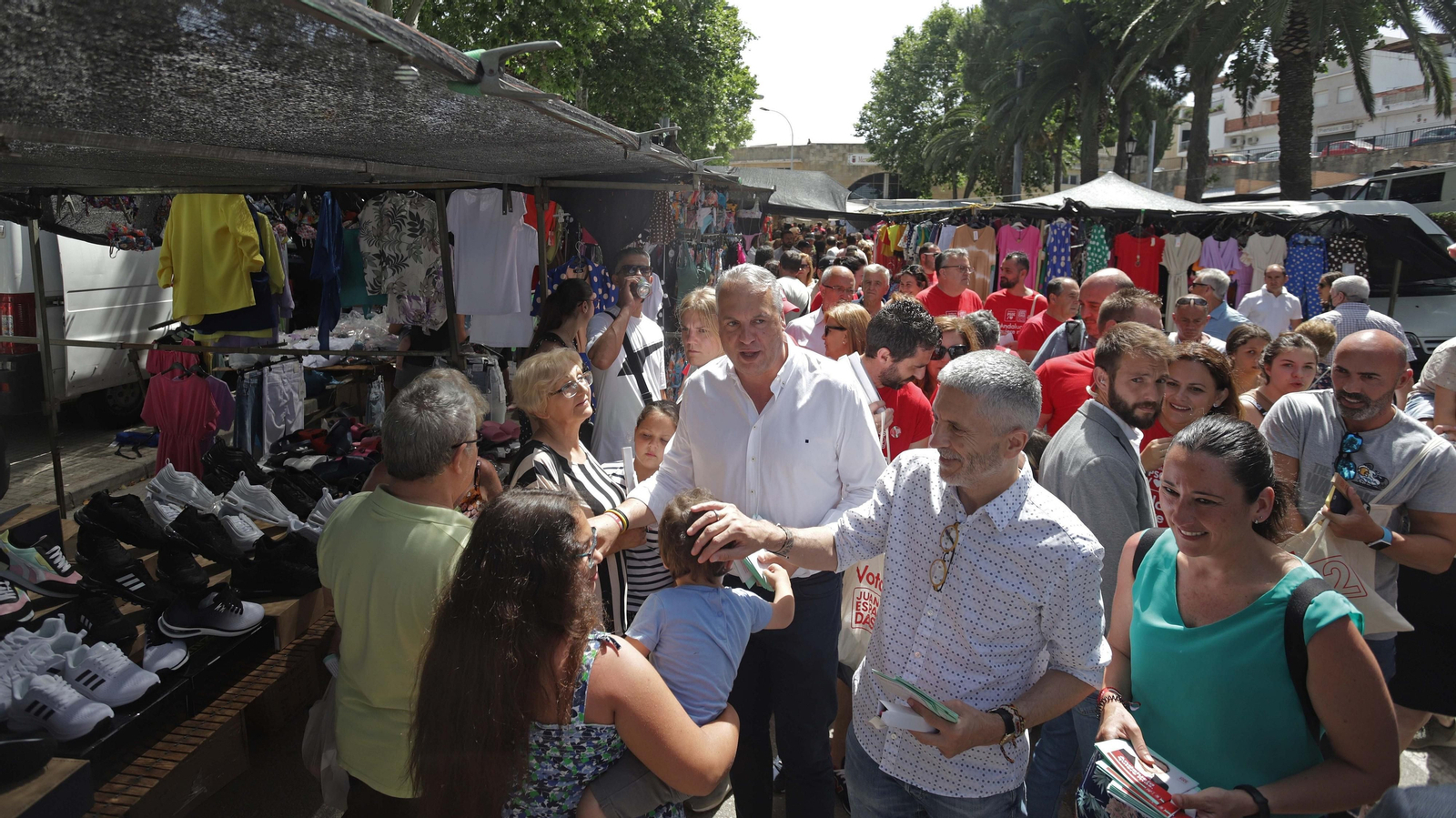 Fotos del acto de campaña de Fernando Grande-Marlaska en San Roque