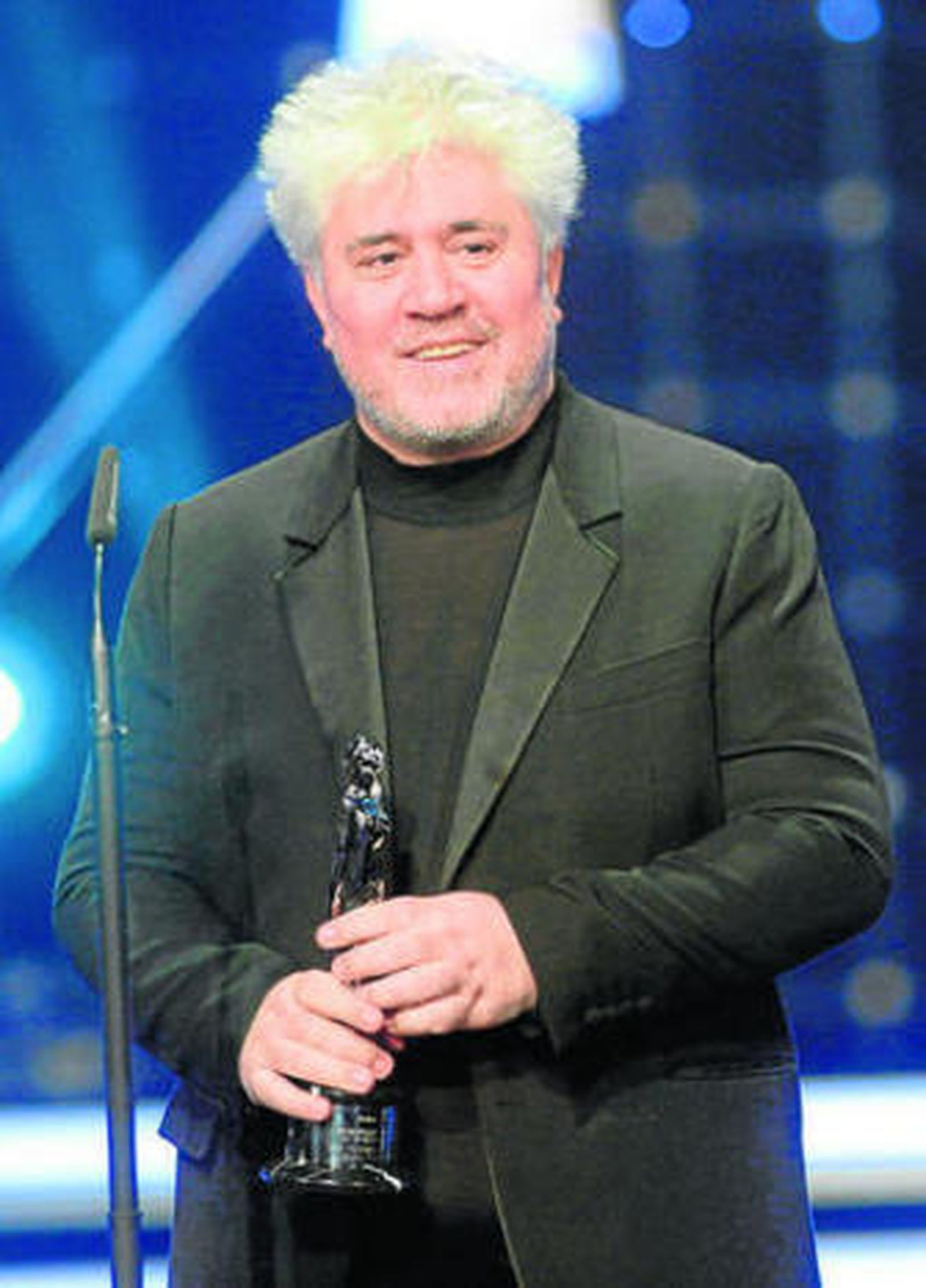 Pedro Almodóvar, con el Premio de Honor de la Academia del Cine Europeo.