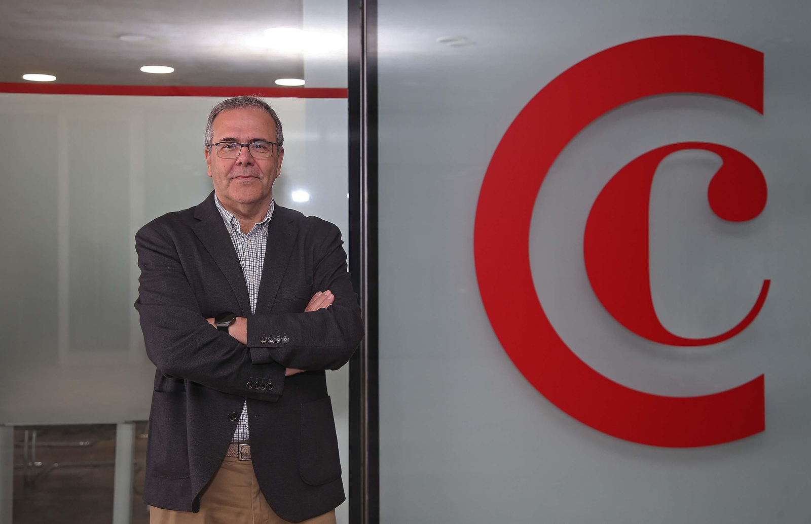 El presidente de la Cámara de Comercio del Campo de Gibraltar, Carlos Fenoy.