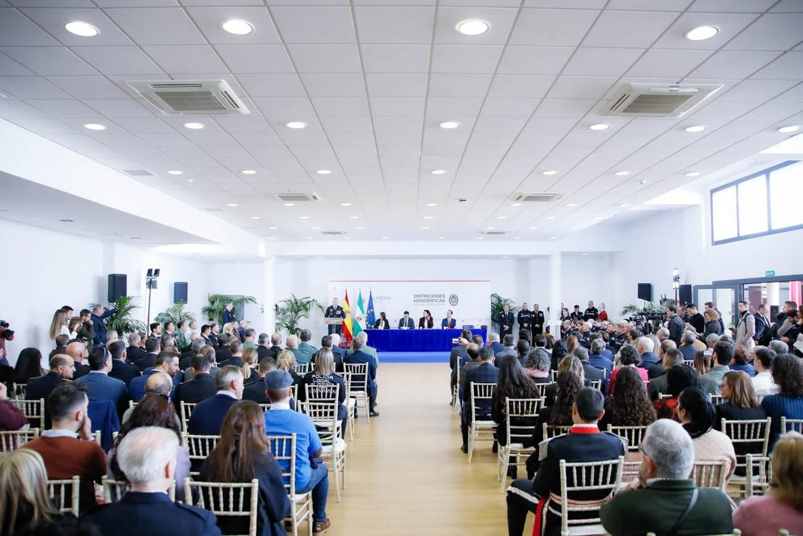 Las imágenes del la celebración de San Esteban en la Jefatura de la Policía Local