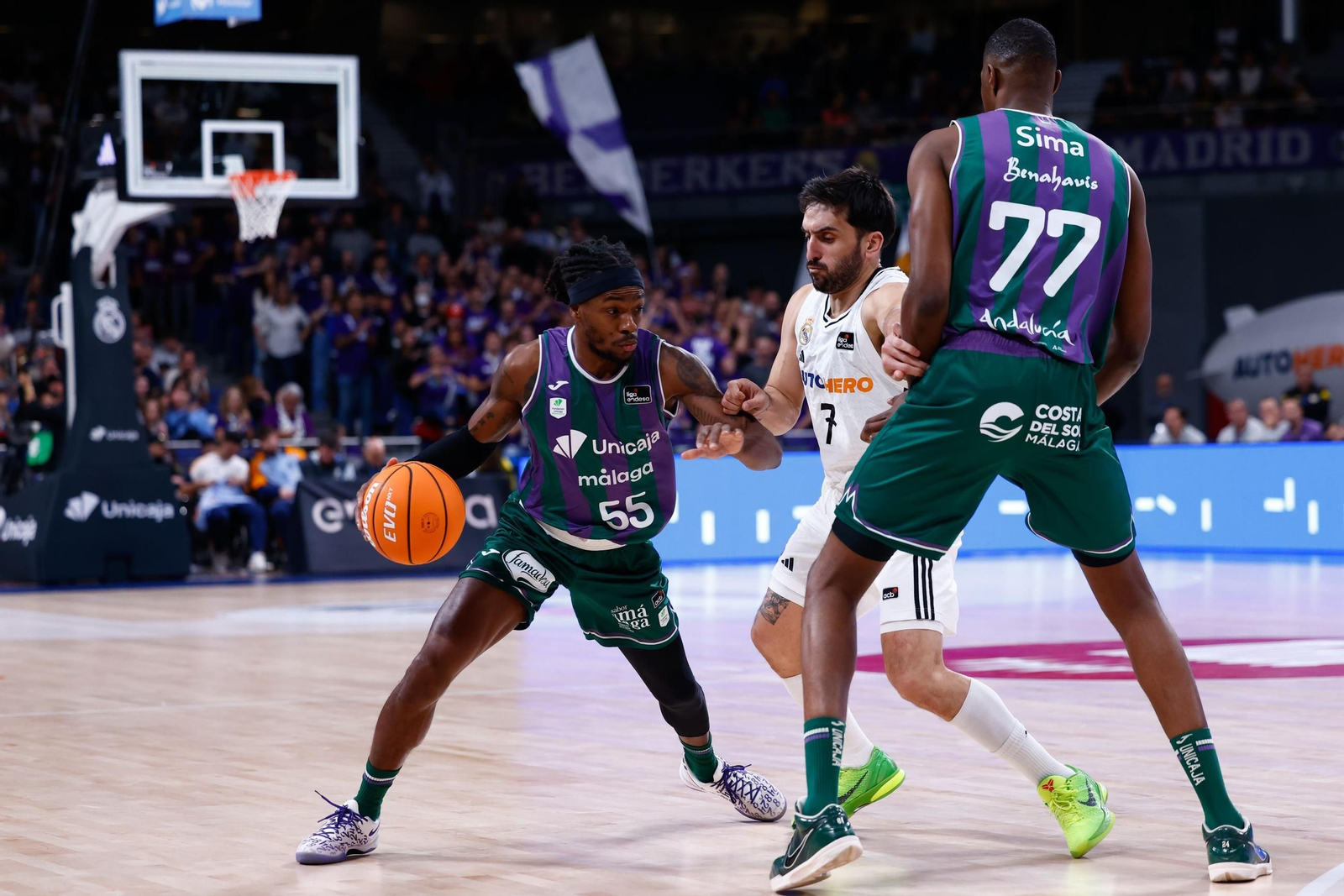 El Real Madrid-Unicaja, en fotos