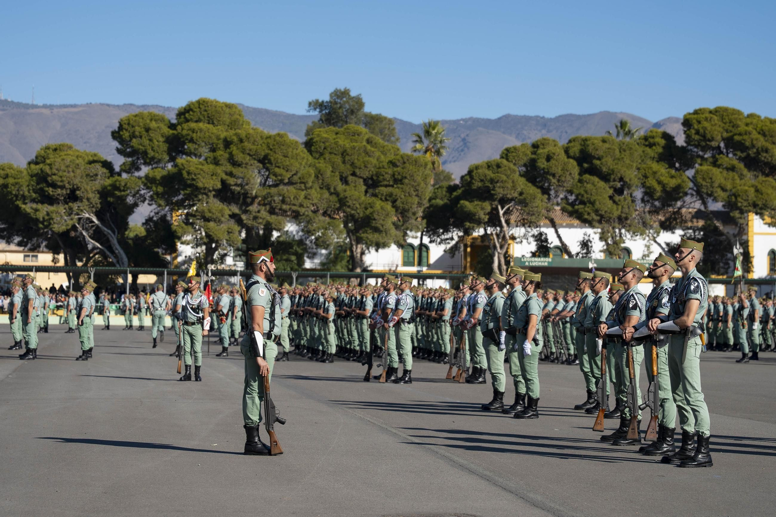 Así conmemora el día de la Inmaculada Concepción la Brigada de la Legión en Almería y despide al contingente que parte a Eslovaquia