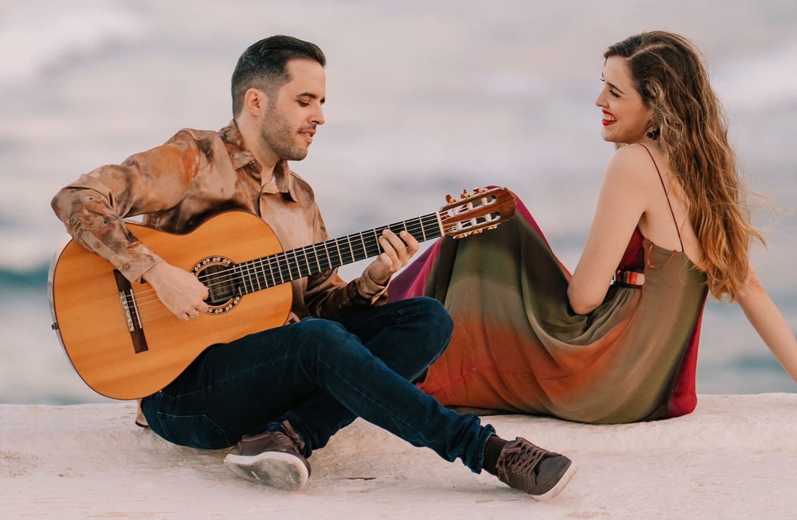 Quique Peña y Carmen Muyor.