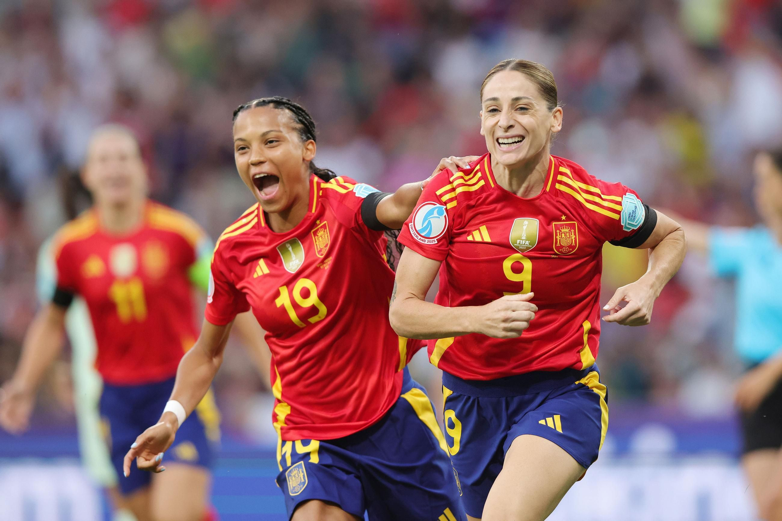 Las fotos del España-Portugal en la Eurocopa femenina
