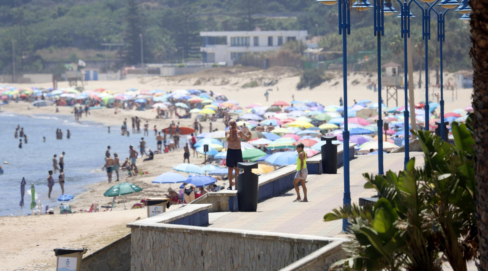 Fotos del sábado en la playa de Getares