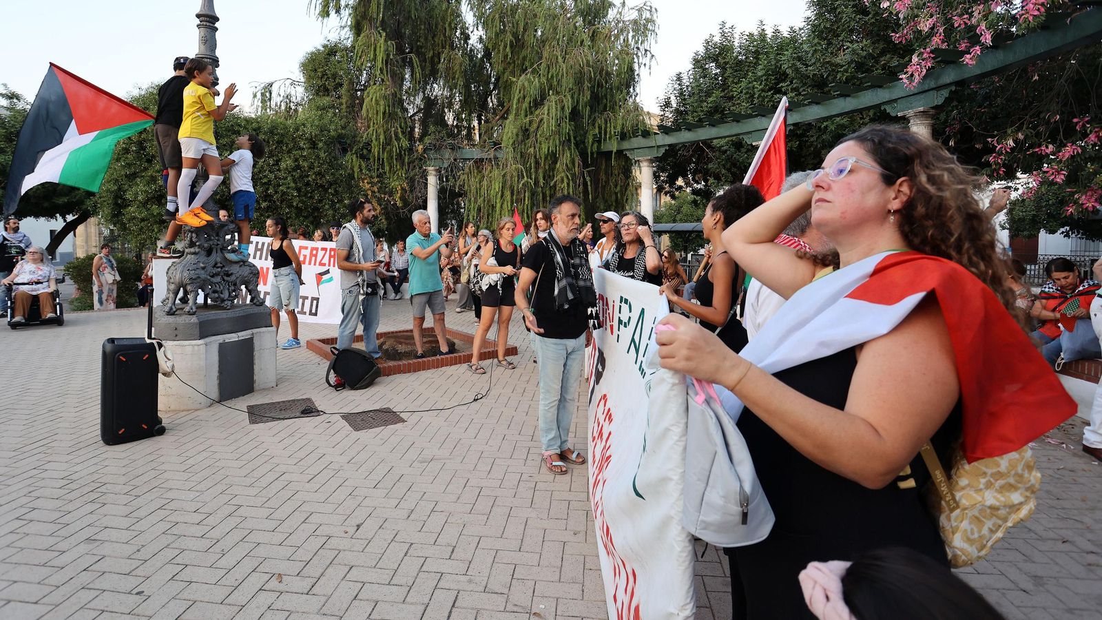 Imágenes de la manifestación 'Jerez con Palestina STOP Genocidio'
