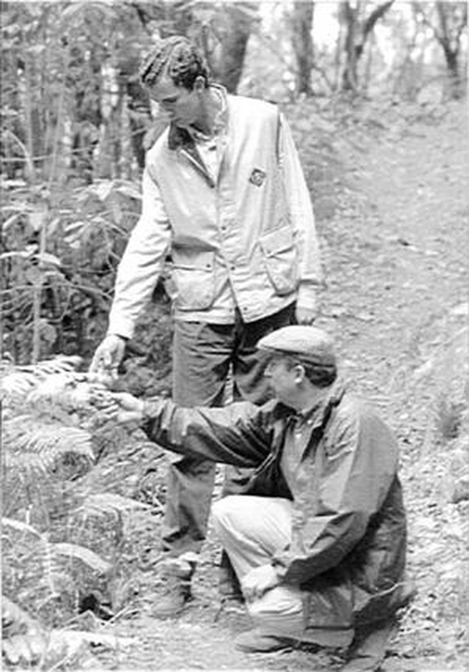 Durante el rodaje de la serie de TV 'La España salvaje'. / Archivo