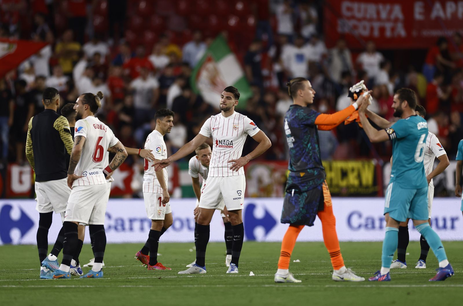 Las imágenes del Sevilla- Real Madrid