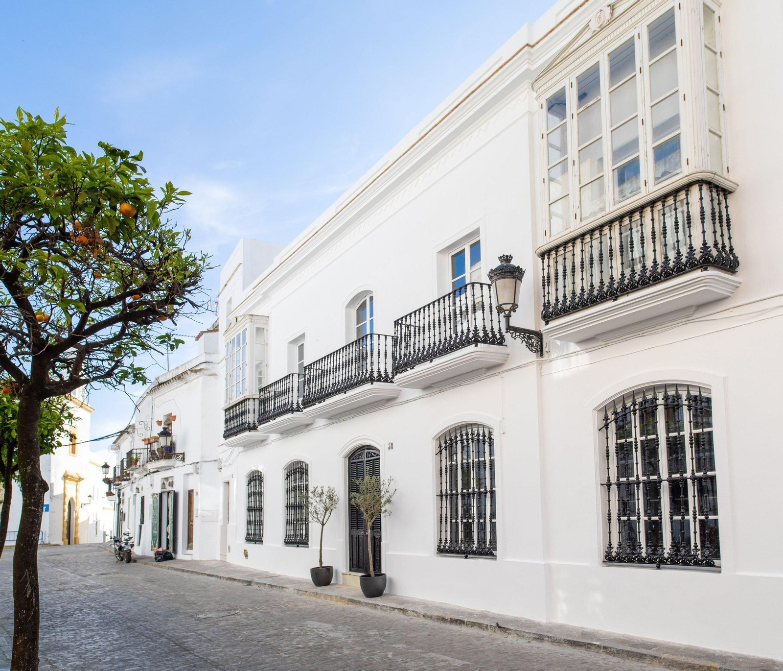 Fachada principal del hotel.