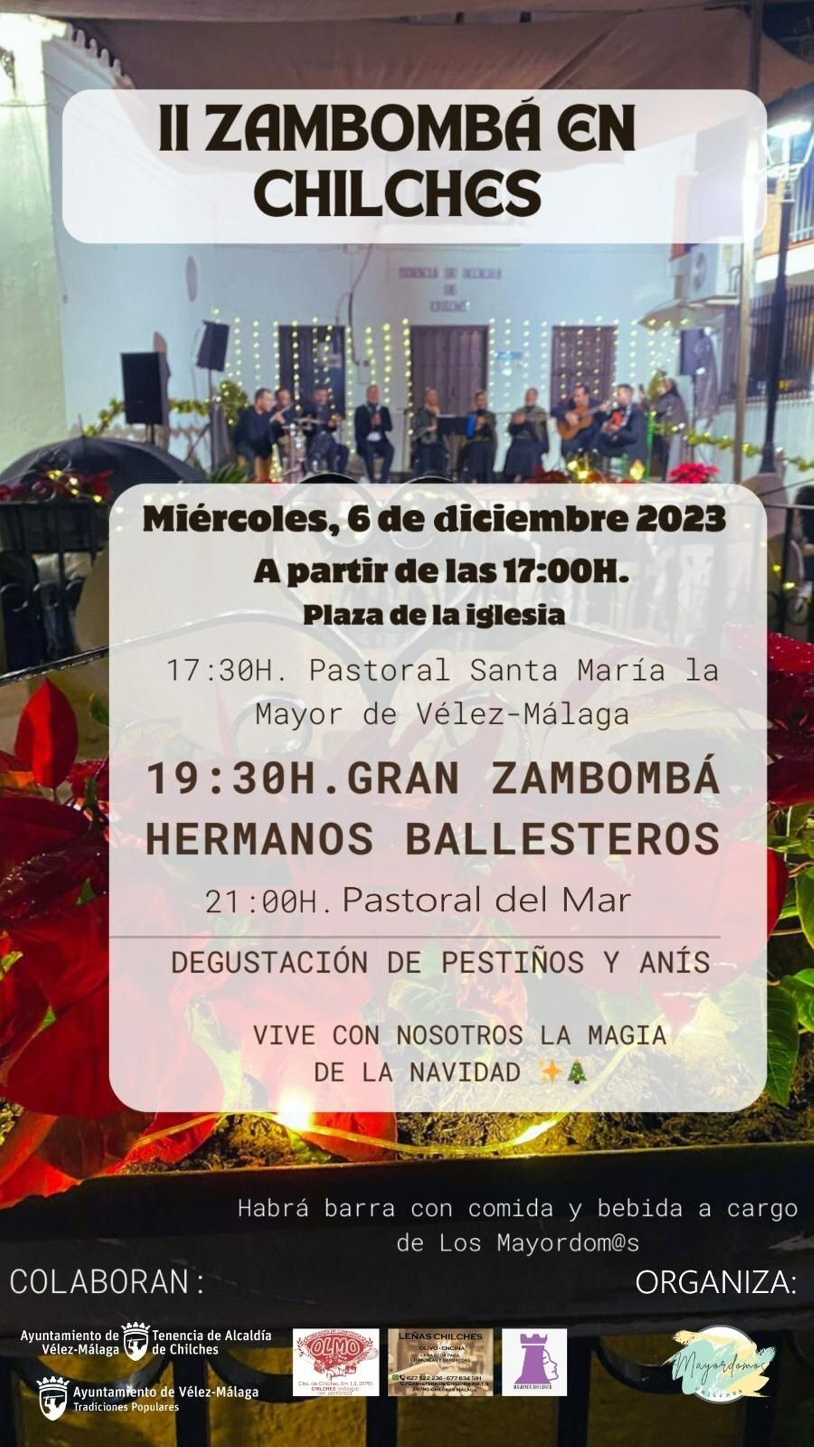 Cartel de la II Zambombá en Chilches