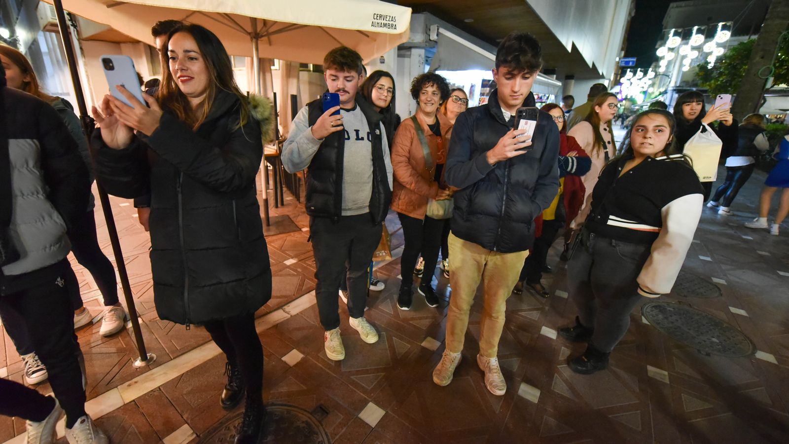 El encendido del alumbrado de Navidad en La Línea, en imágenes