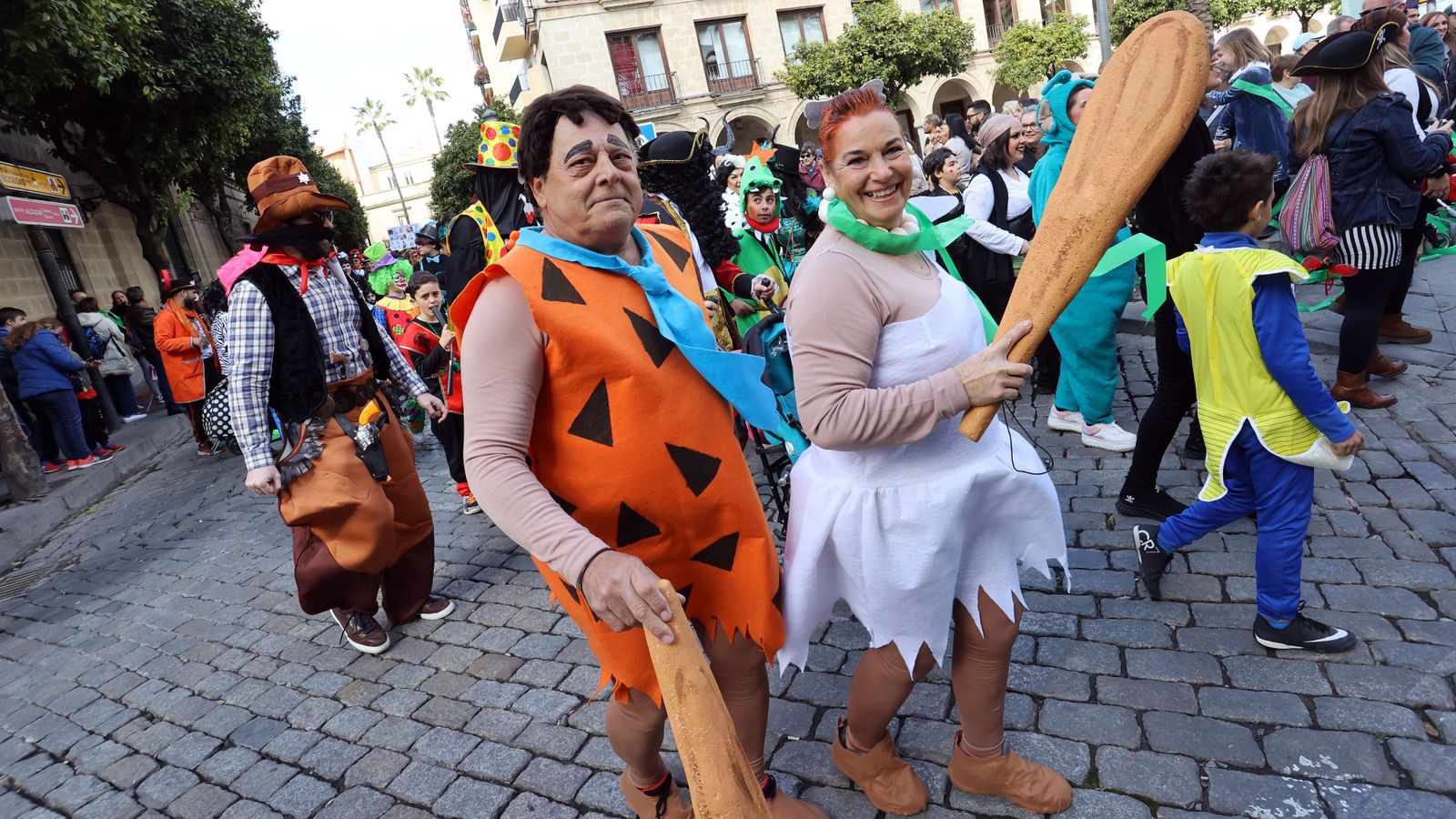 Pasacalles por el Carnaval en Jerez
