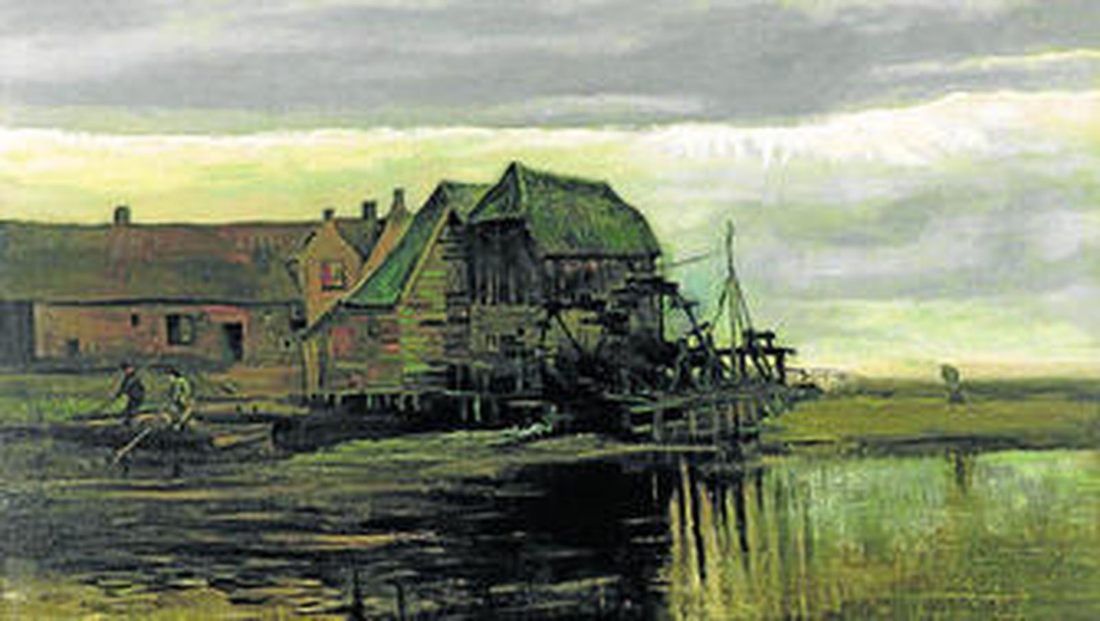 'Molino de agua en Gennep' (1884), de Van Gogh.