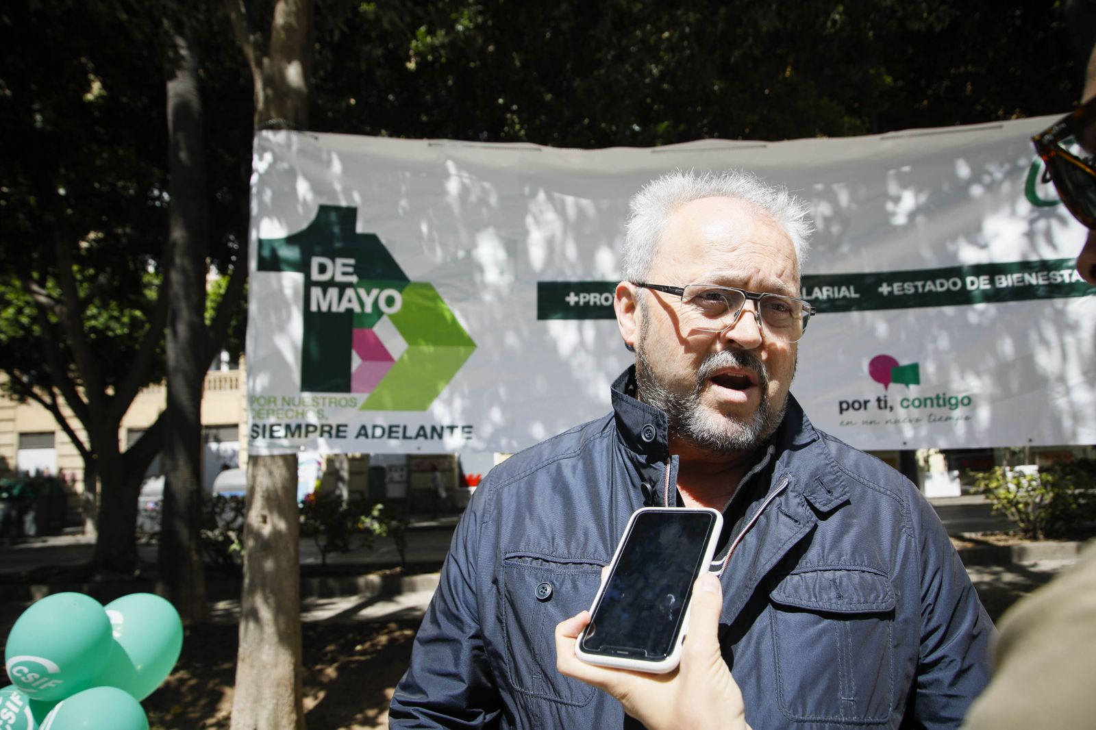 Las imágenes del CSIF en la celebración del Día del Trabajador en Almería