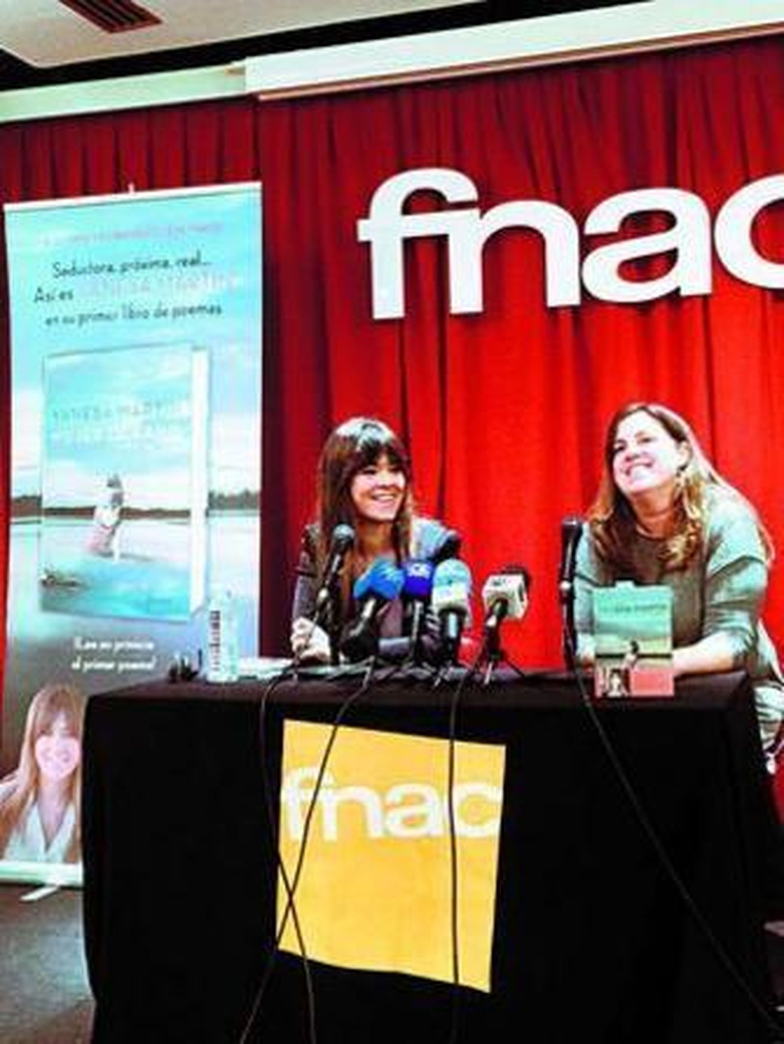 La cantautora Vanesa Martín, ayer, durante la rueda de prensa de presentación de su libro.