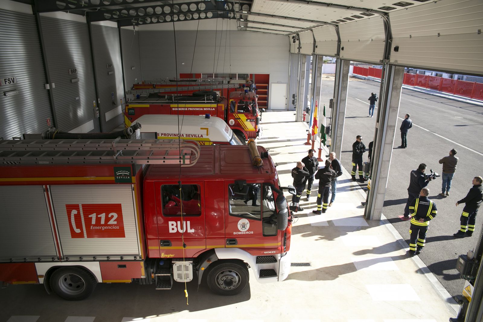 Un parque de Bomberos de la Diputación, en una imagen de archivo.