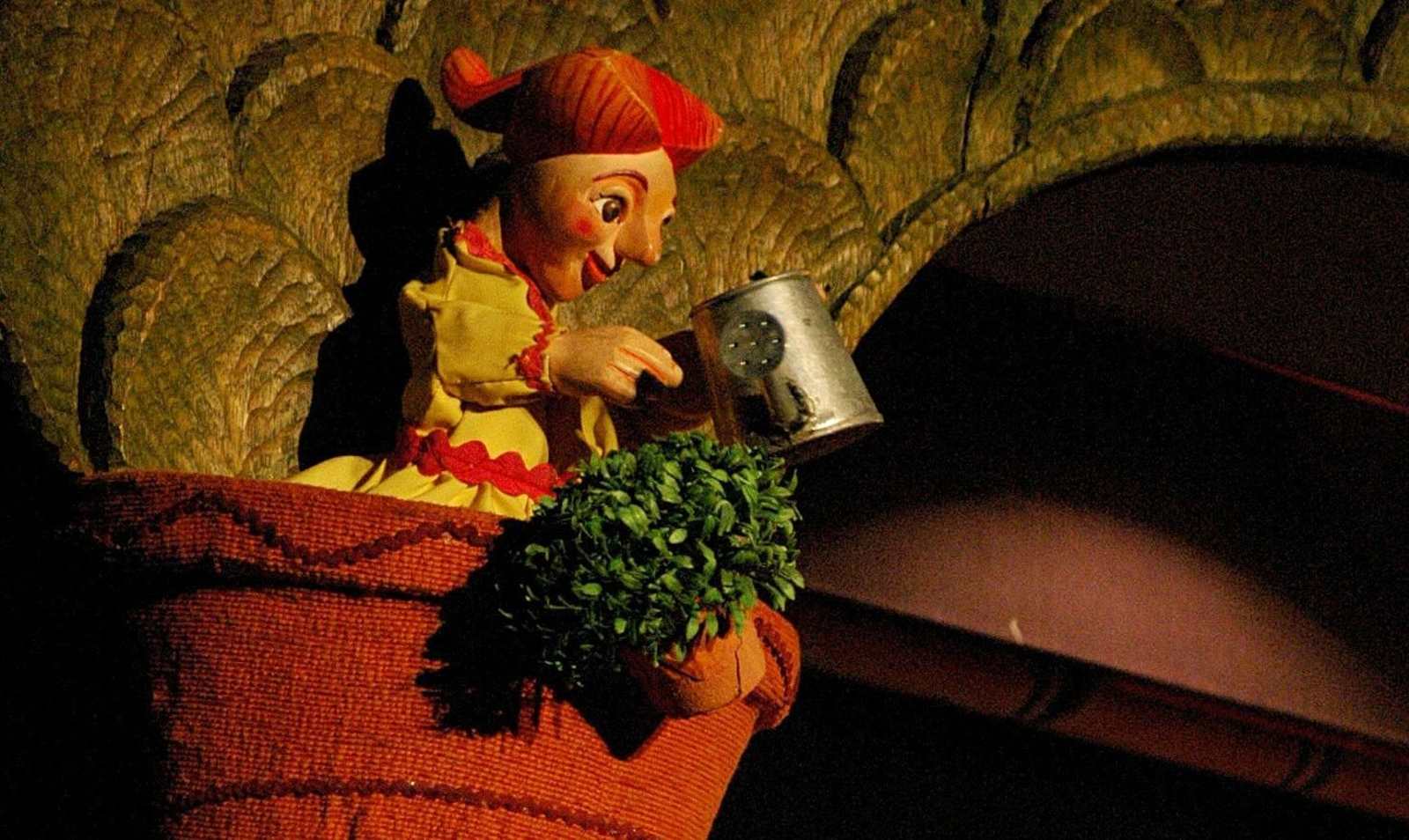 Uno de los personajes principales del títere La Mata de Albahca de la compañía jerezana La Gotera de la Azotea