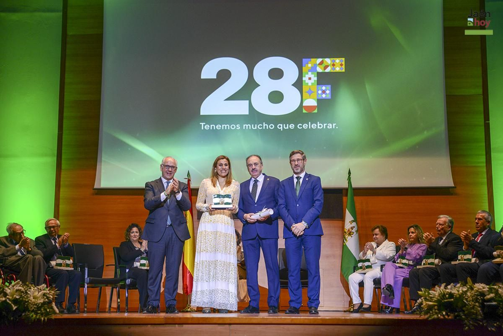 Así se ha vivido la entrega de las Banderas de Andalucía de la provincia de Jaén