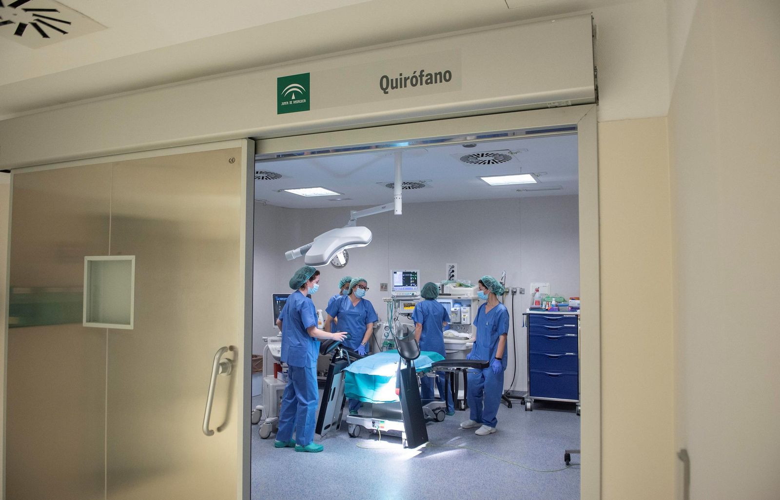Un quirófano en un hospital del SAS.