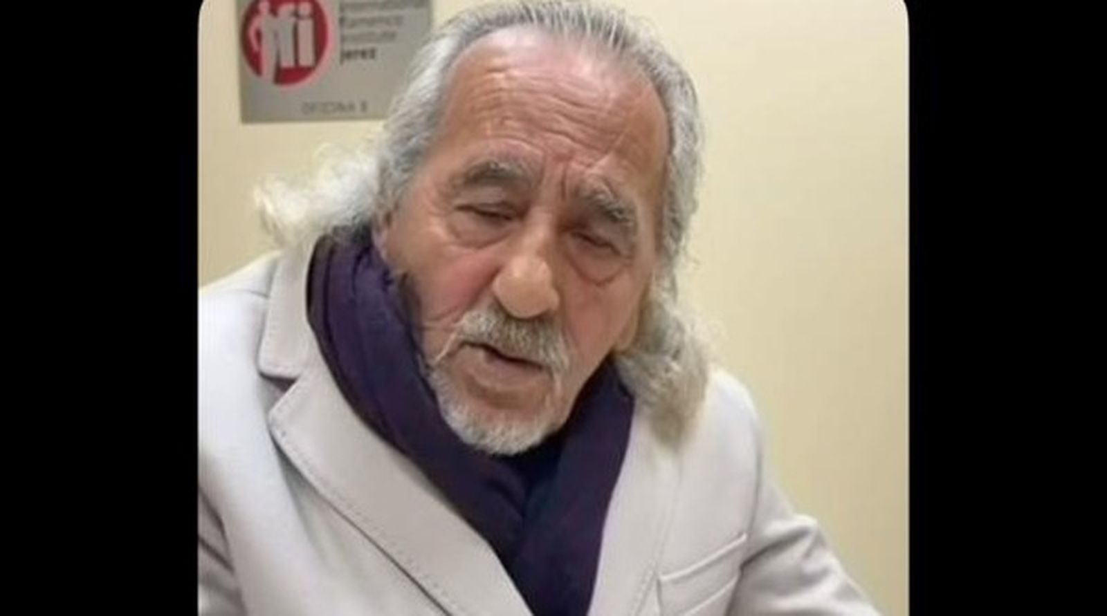 WCapullo de Jerez, en un instante del vídeo en el que pide disculpas a sus compañeros.