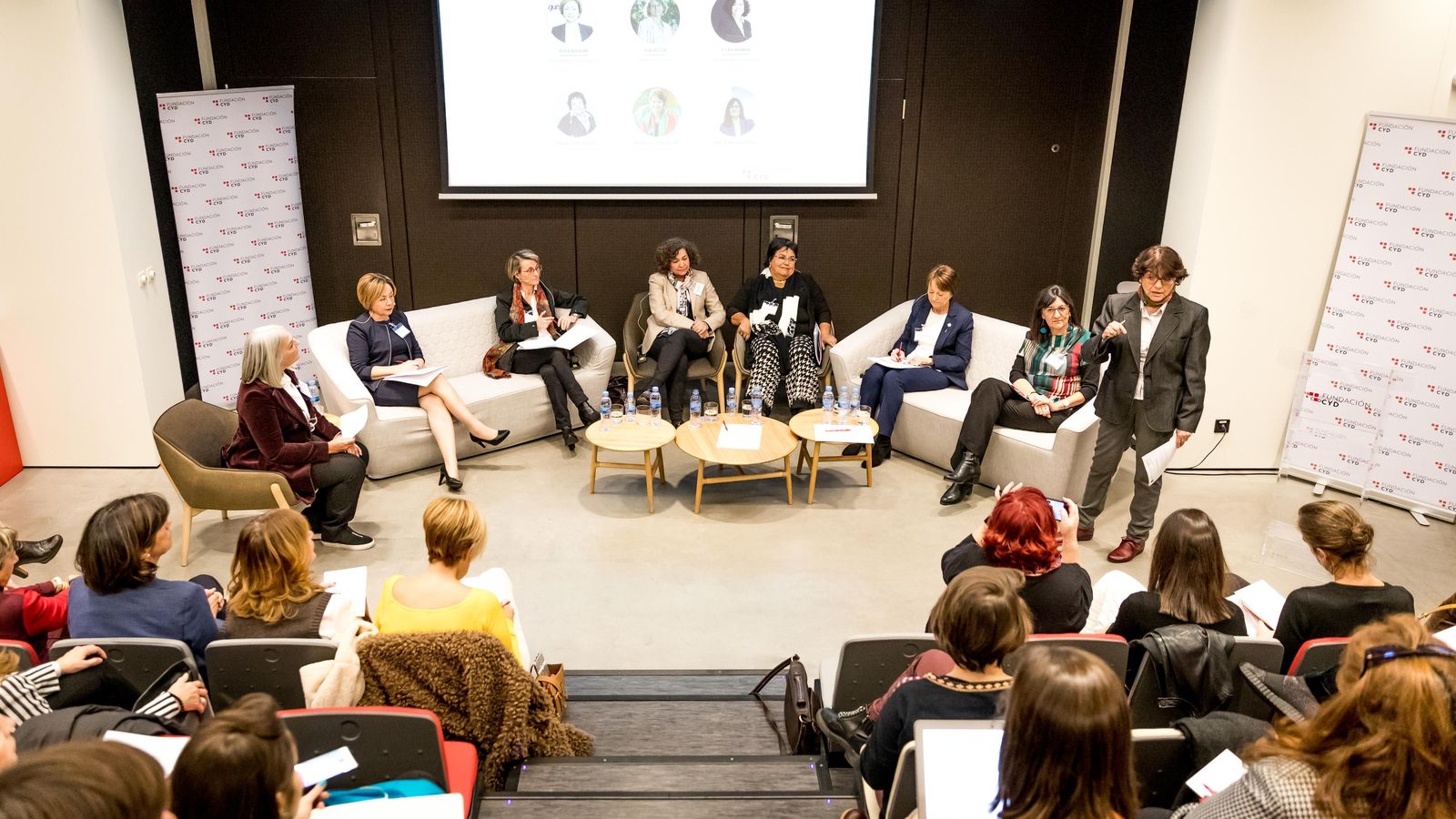 Un momento del debate organizado por la Fundación CYD