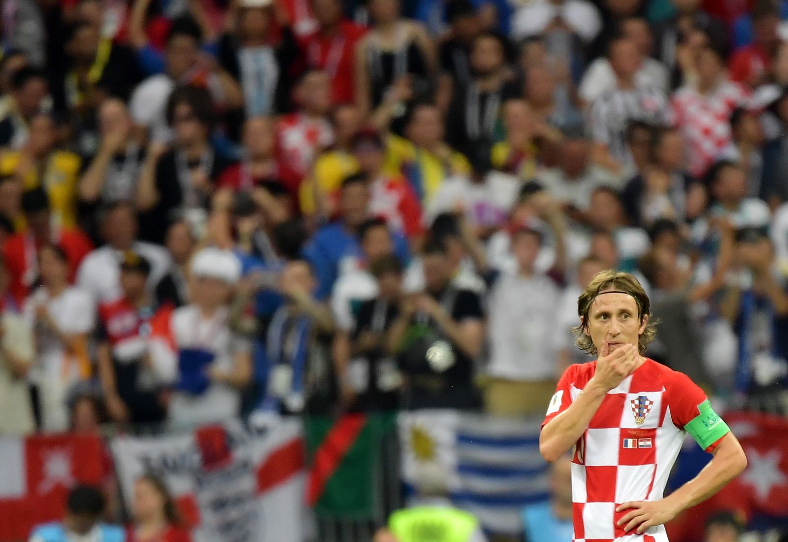 El Francia-Croacia de la final del Mundial de Rusia, en imágenes