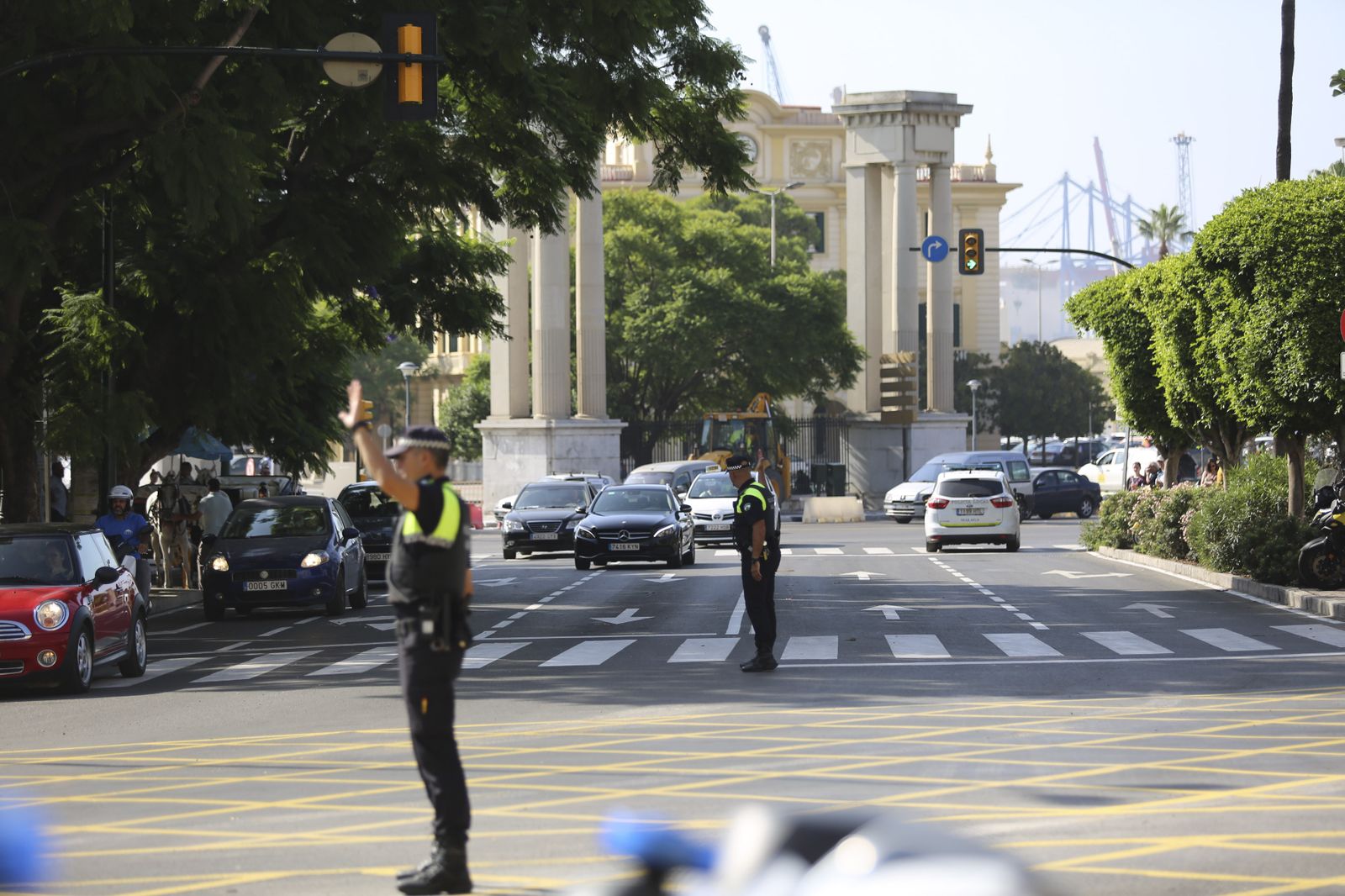 La Alameda Principal abierta al tráfico privado