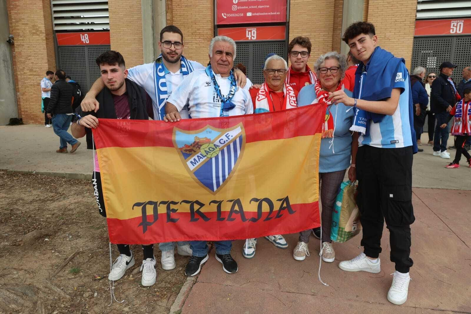 Ambiente en los aledaños del Nuevo Mirador antes del Algeciras CF-Málaga CF