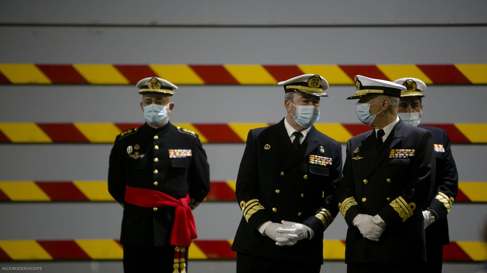 Toma de posesión del nuevo Almirante de la Flota, Eugenio Díaz del Río.