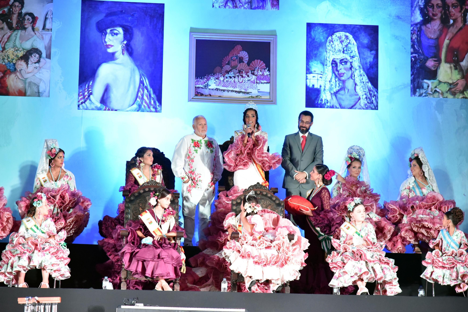 Imágenes del acto de coronación en La Línea