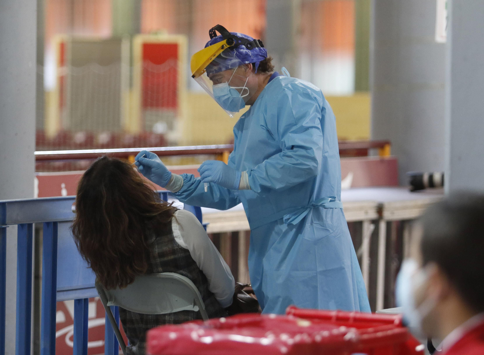 Las fotos del cribado en Vista Alegre