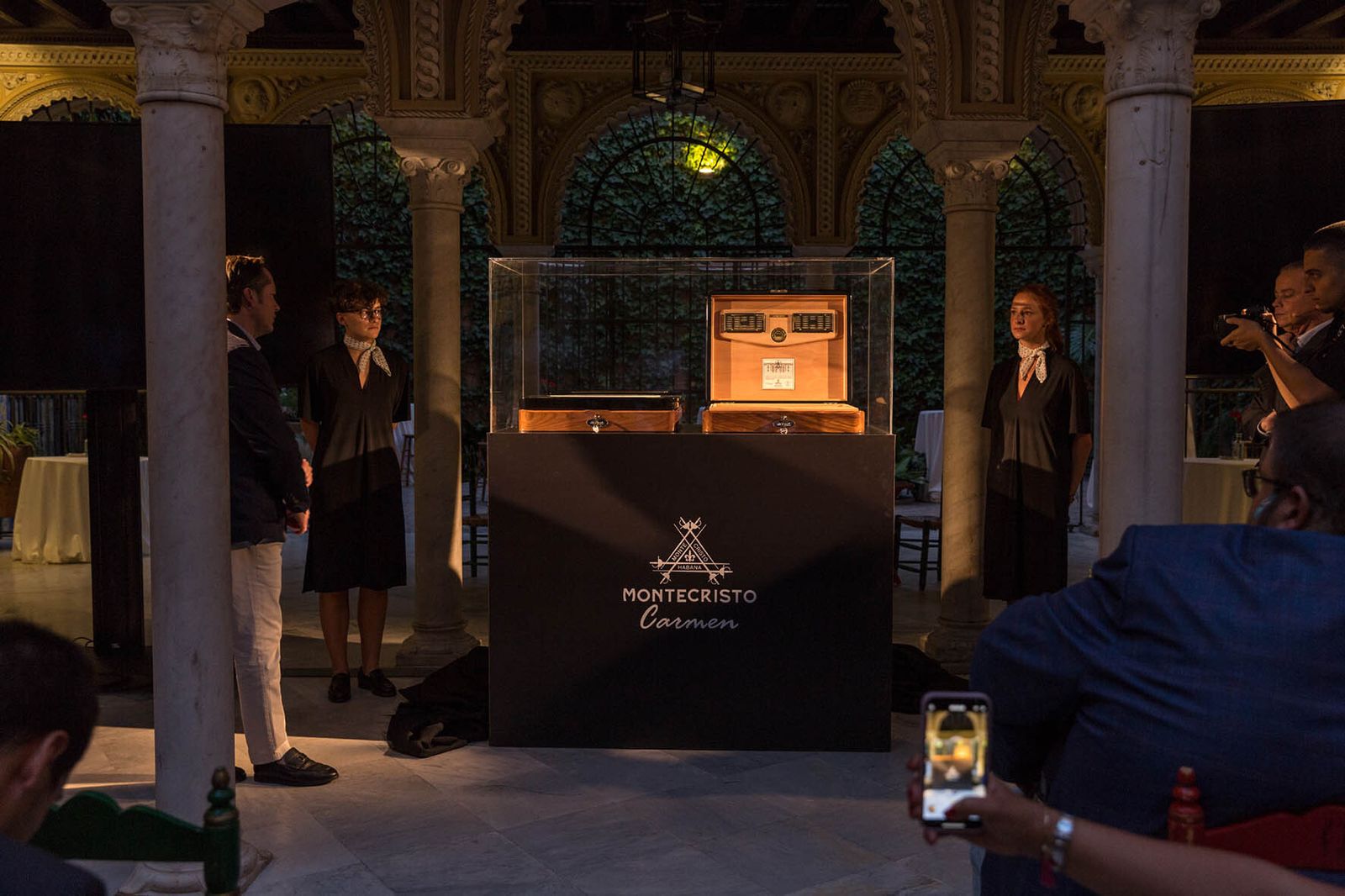 Presentación de Montecristo Carmen, un homenaje a la Real Fábrica de Tabacos de Sevilla.