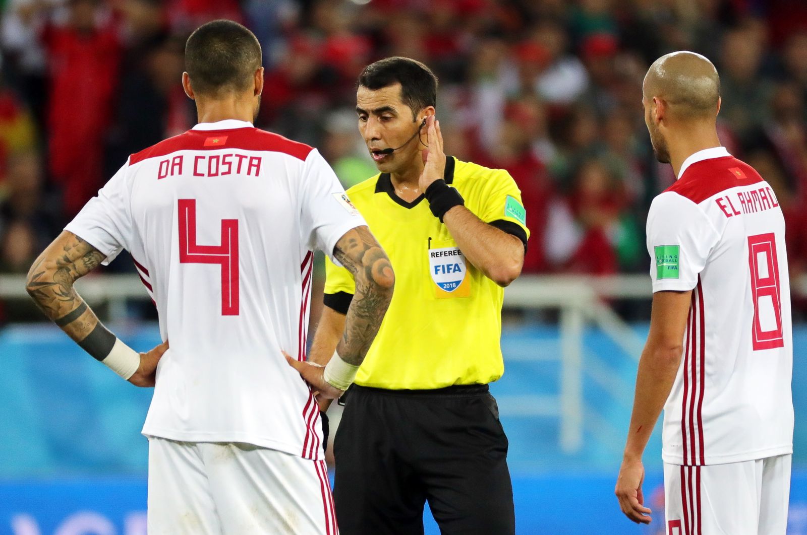 Las imágenes del España-Marruecos