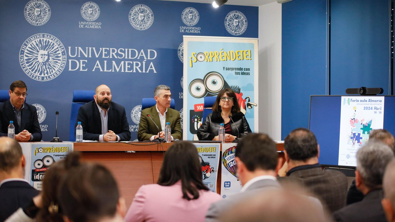 Acto de presentación de UAL-Conecta en el Edicio Central del campus.