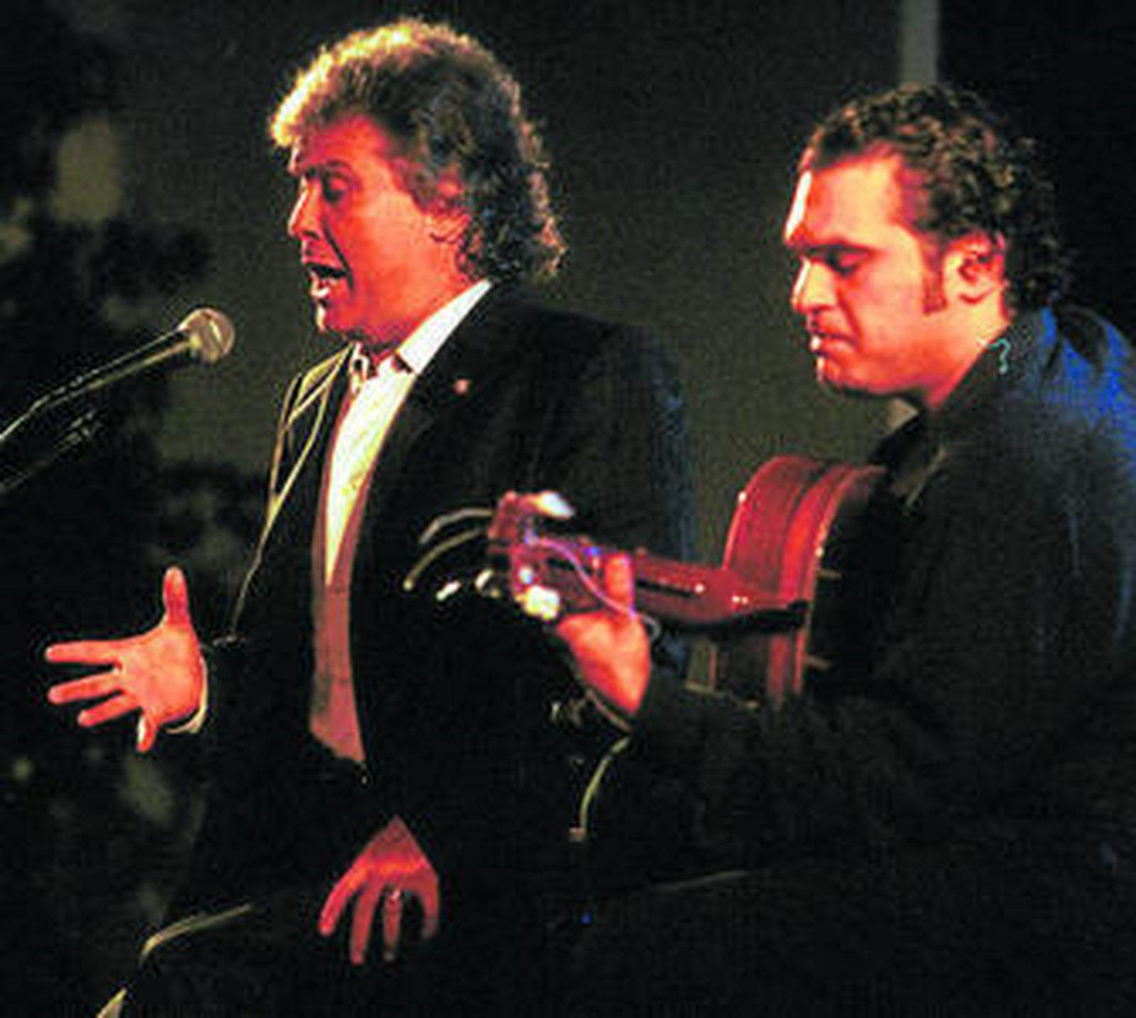 Curro Malena, en una actuación de hace años en una imagen de archivo.