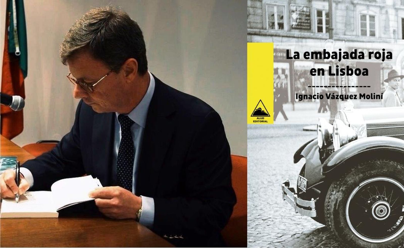 Ignacio Vázquez Moliní, autor de la novela 'La embajada roja en Lisboa'.