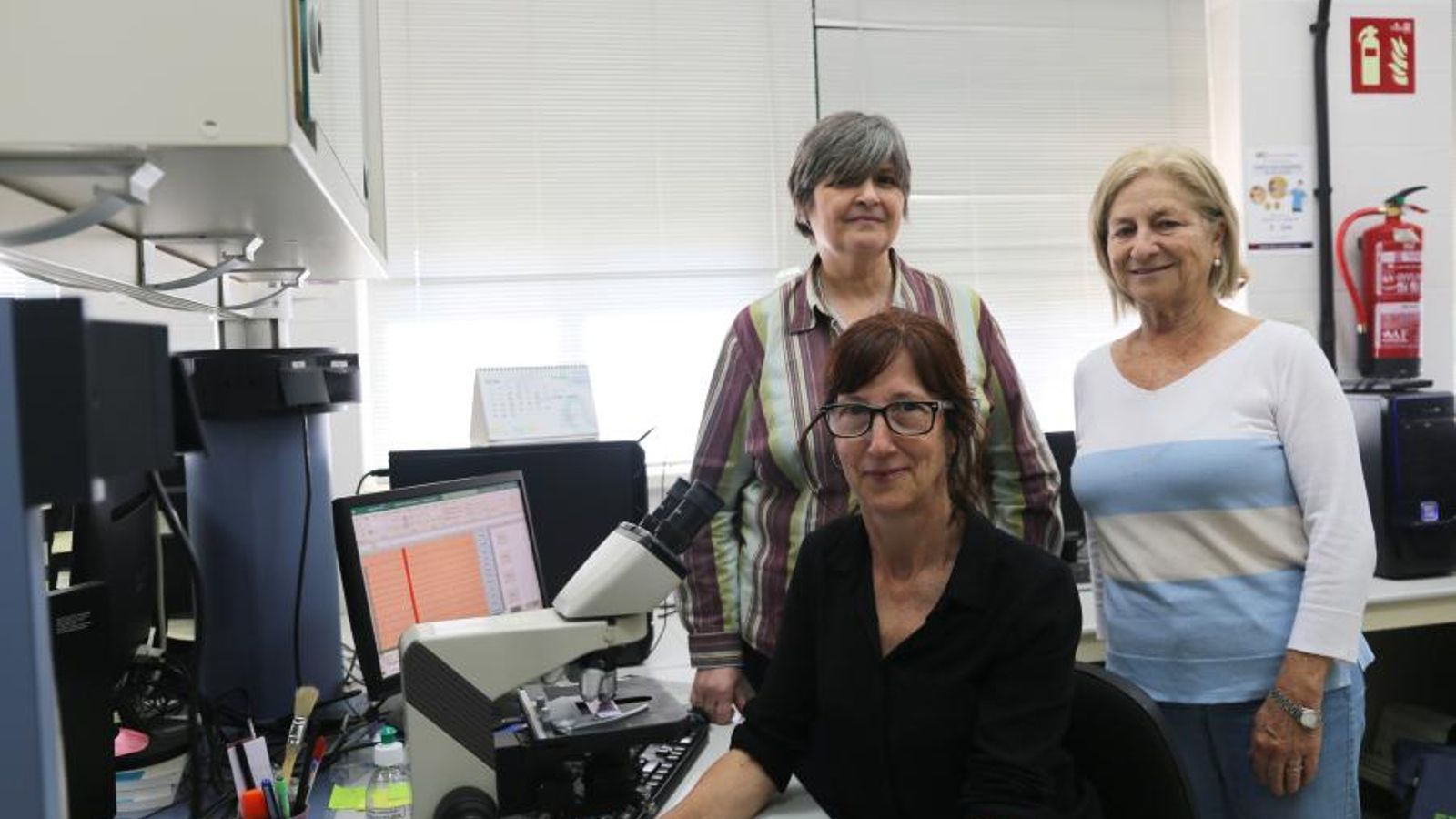 Las investigadoras autoras del trabajo Carmen Torres, Pura Alcázar y Carmen Galán. Las investigadoras autoras del trabajo Carmen Torres, Pura Alcázar y Carmen Galán.
