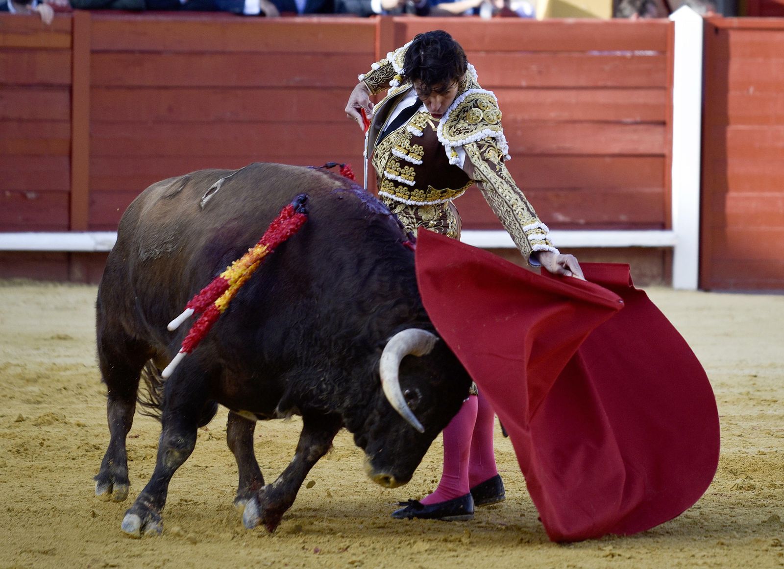 Las imágenes de la corrida en Morón con la reaparición de Jesulín de Ubrique