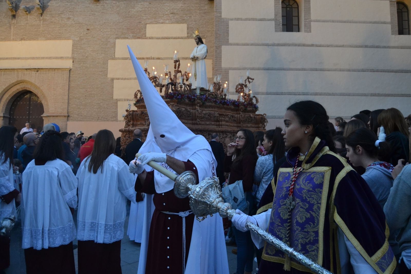 Jesús del Perdón, ayer en Motril.