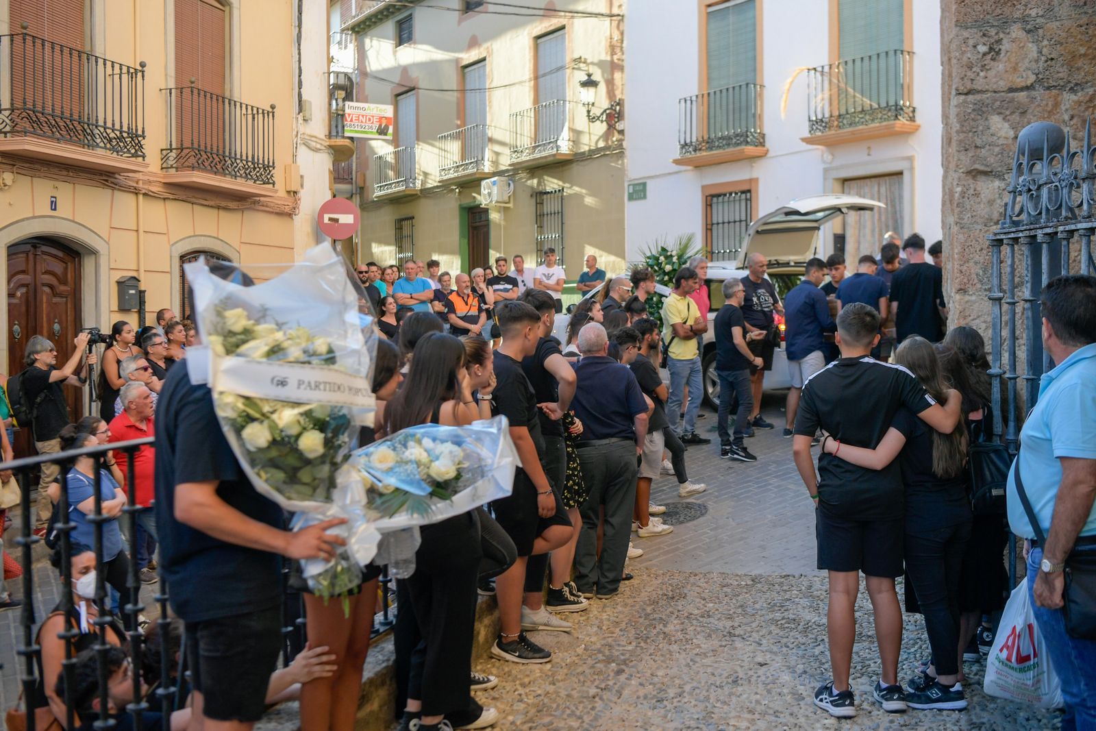 Imagen del entierro del joven de Íllora