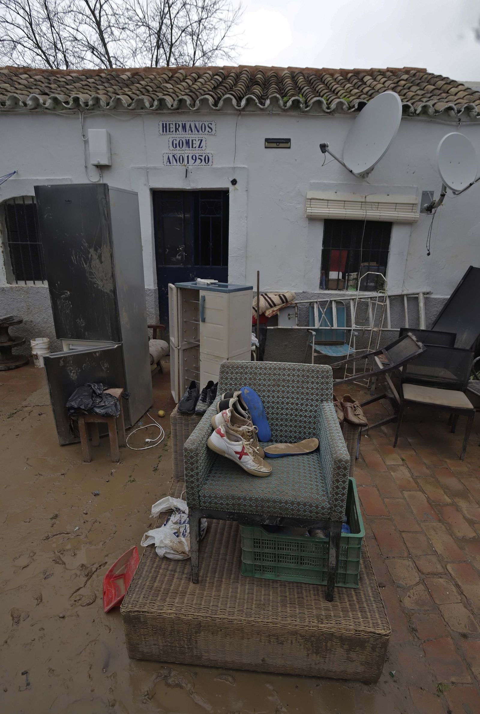 Fotos de los desperfectos provocados por las borrascas en Jimena de la Frontera