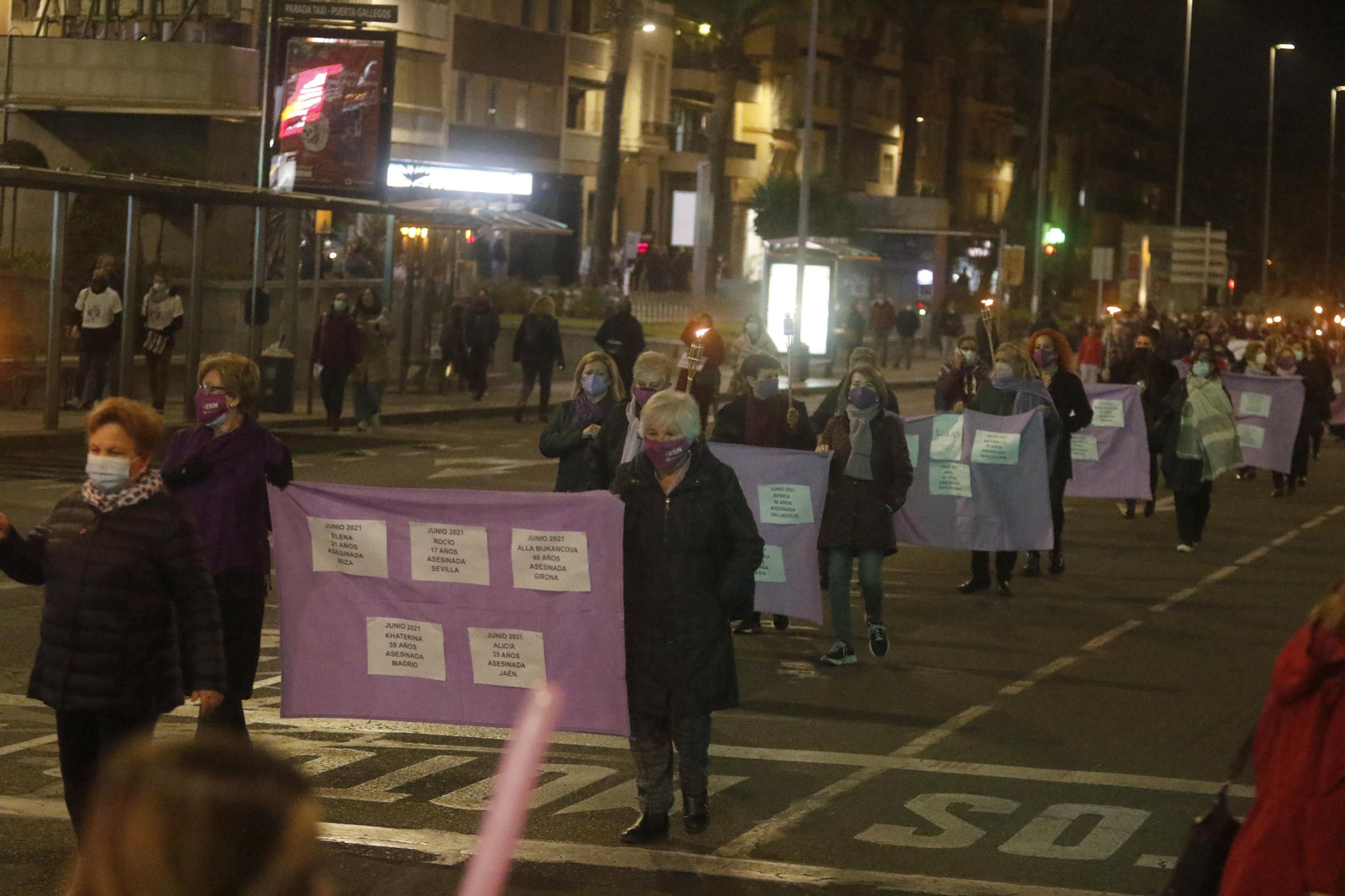 La manifestación contra la violencia de género en Córdoba, en fotografías