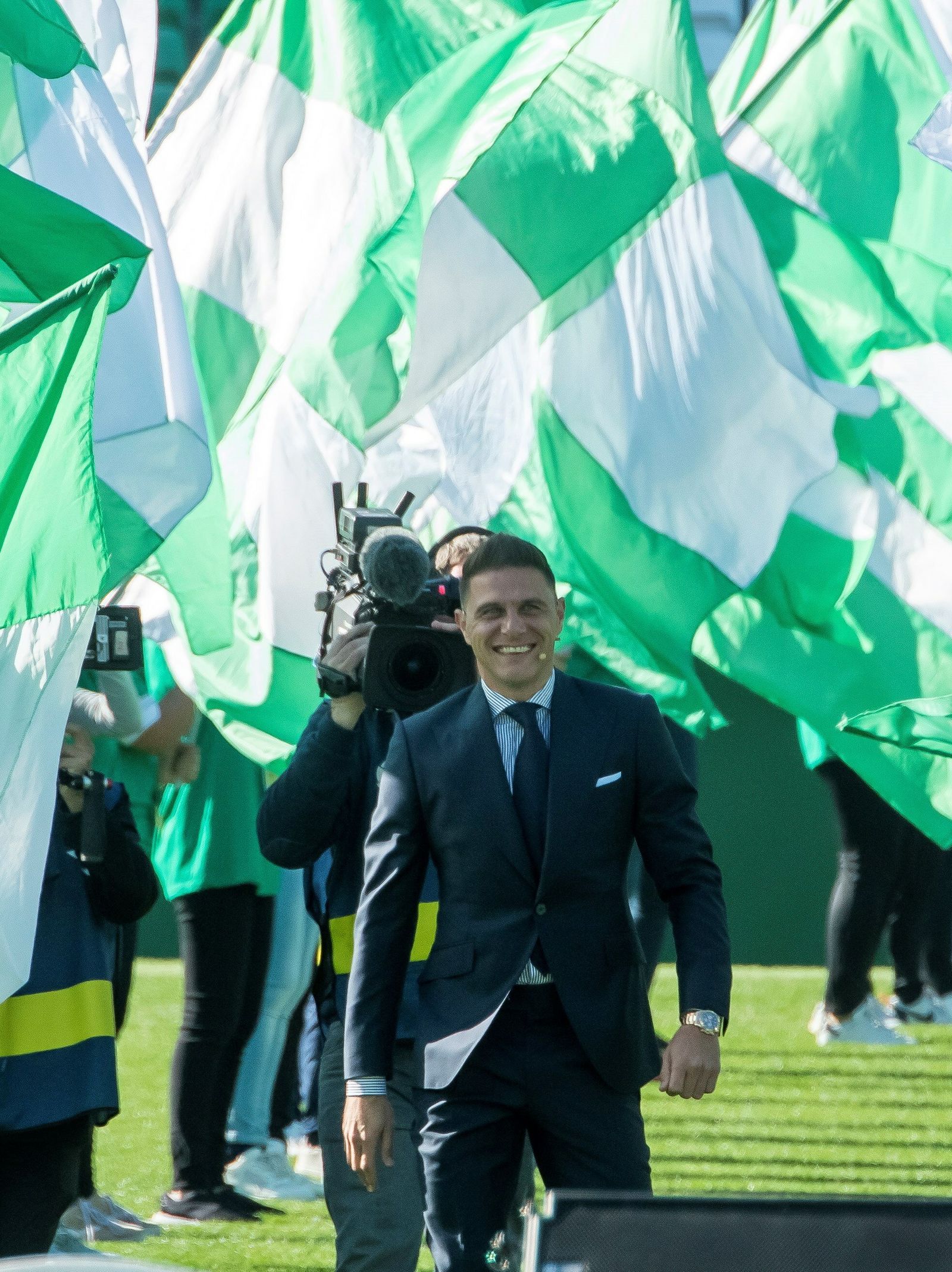 Joaquín, durante su acto de renovación.