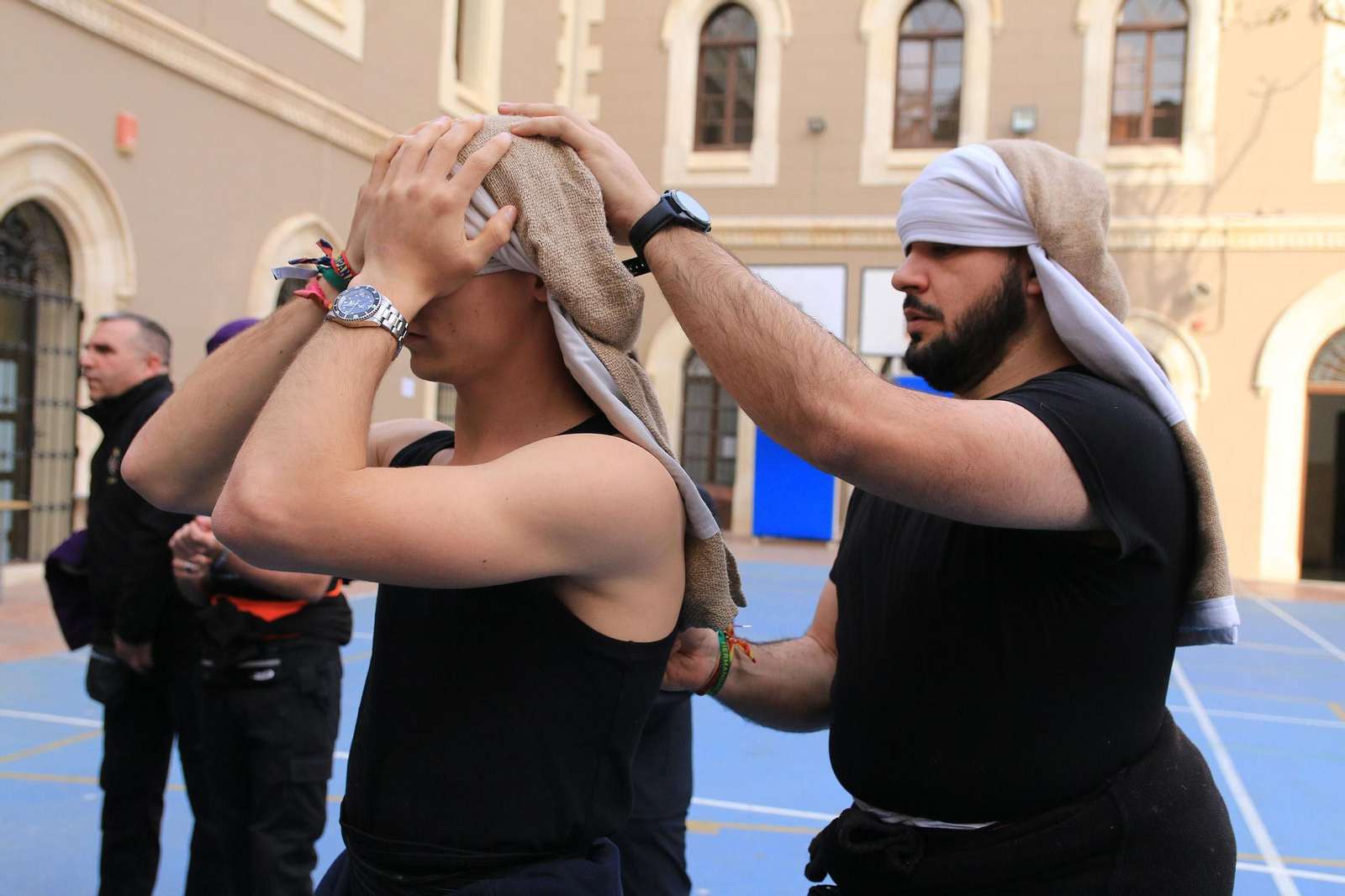 La procesión de Las Angustias, en imágenes